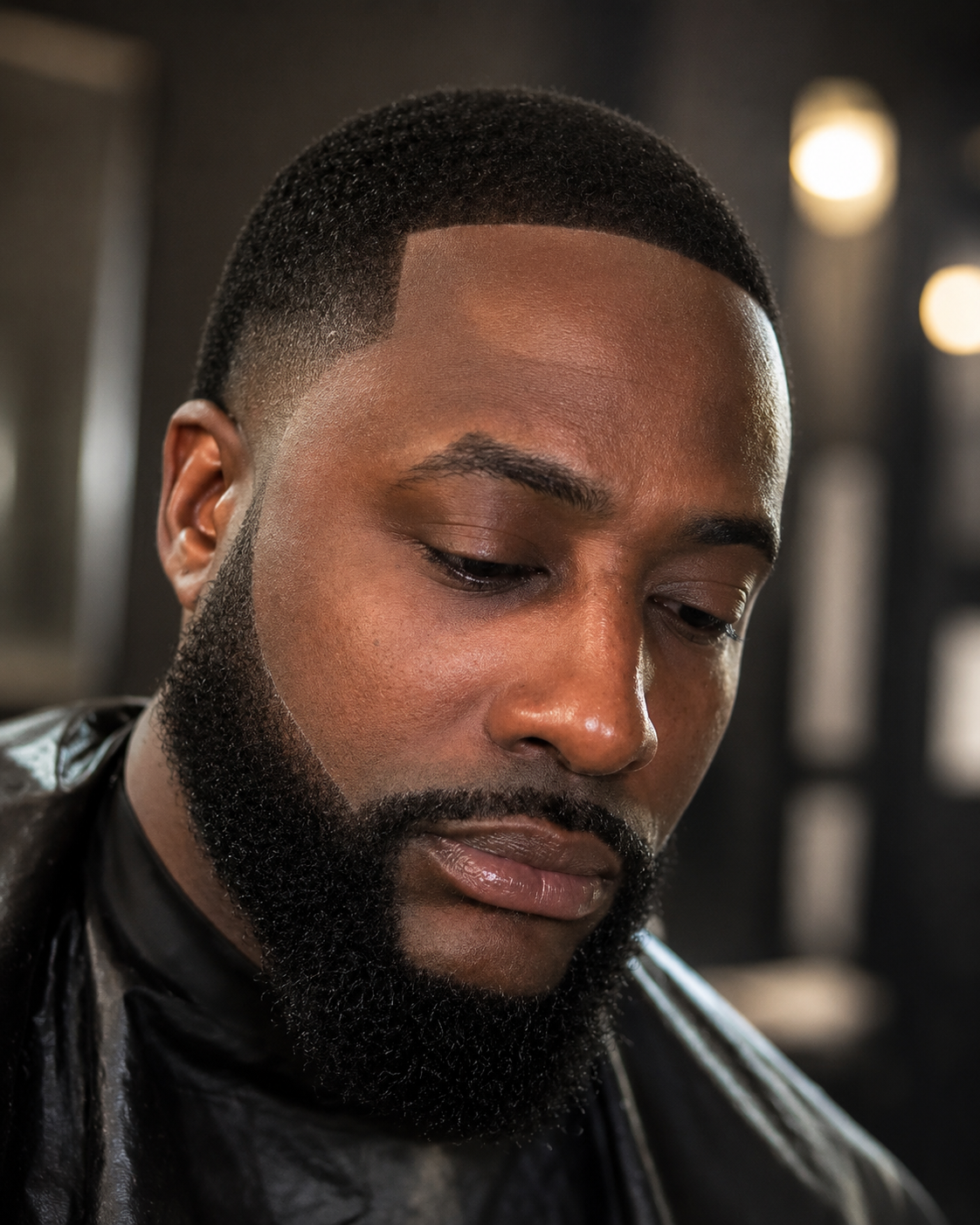 Full beard sculpt with crisp lineup — KKutZ